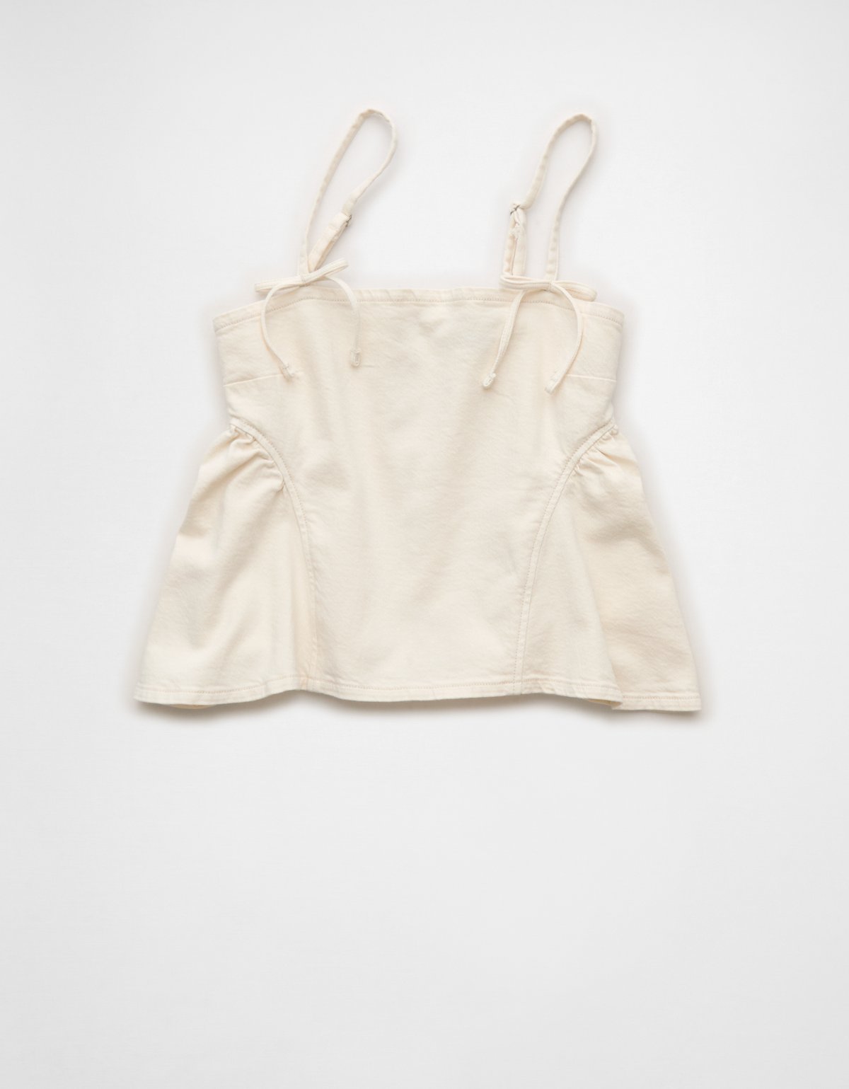 AE Denim Bow Strap Tank Top - image 3