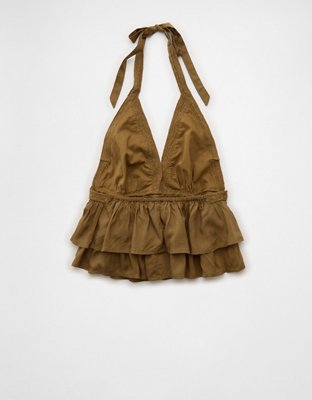 AE Lace Halter Tank Top