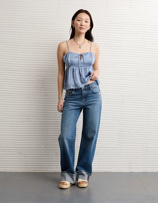 AE Tiered Ruffle Tank Top