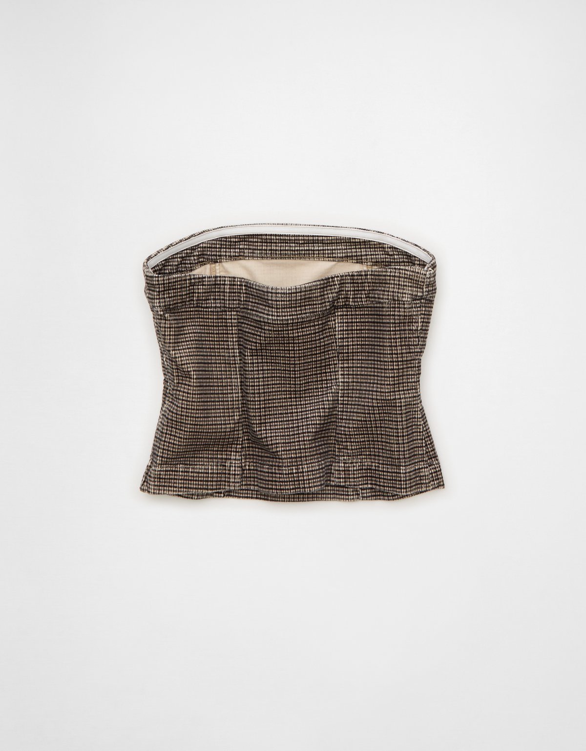 AE Plaid Corduroy Tube Top - image 4