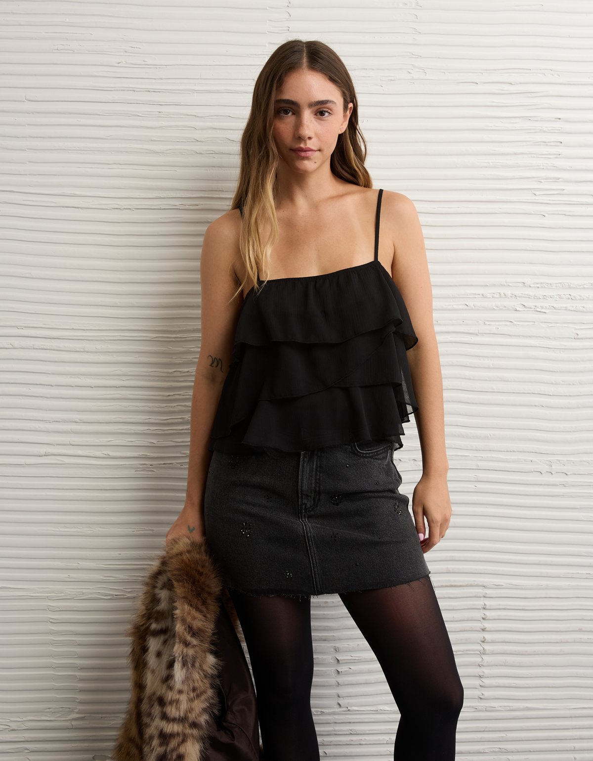 AE Tiered Ruffle Cami - image 5