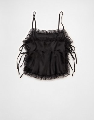AE Side-Tie Lace Tank Top