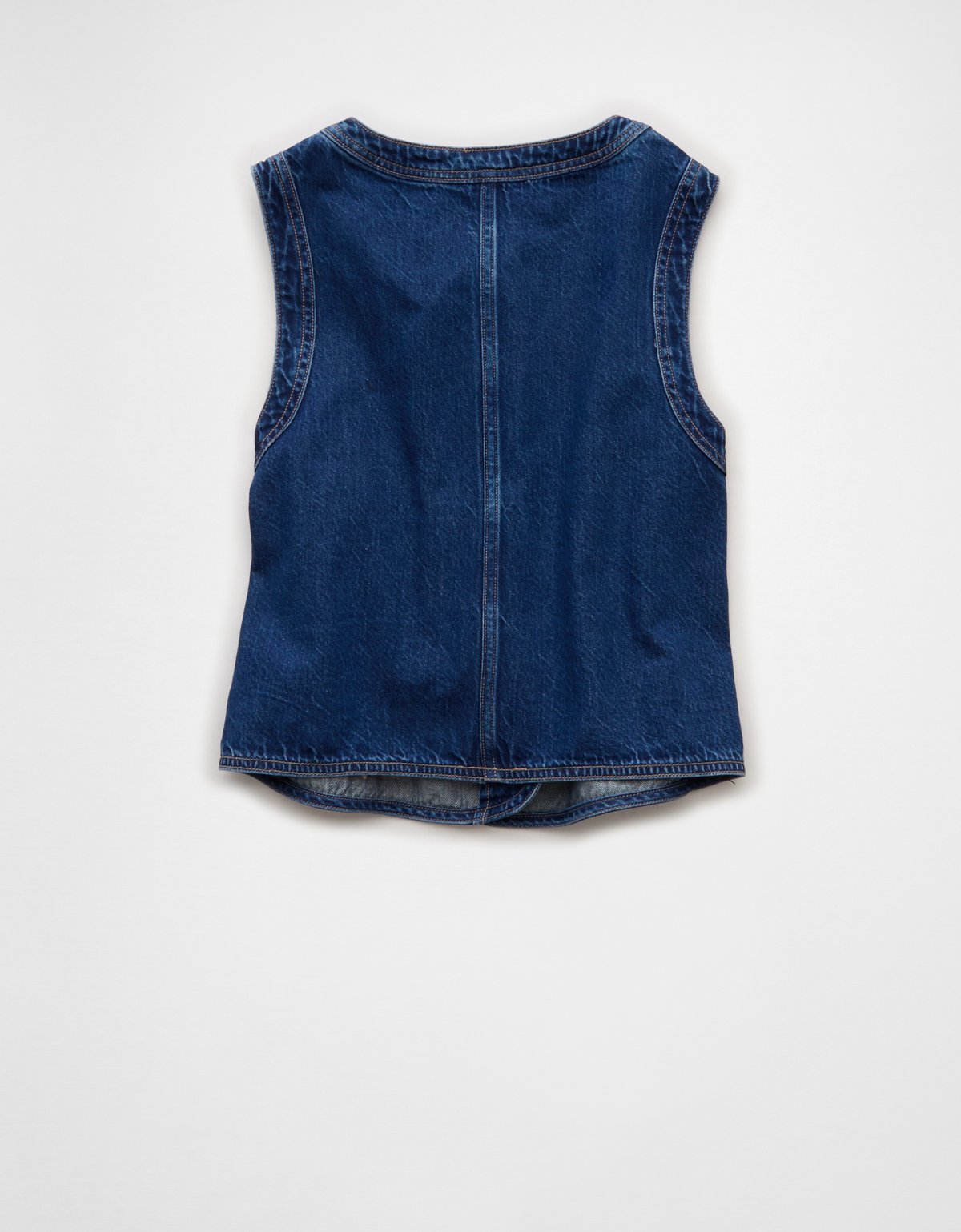AE High-Neck Denim Vest - image 4