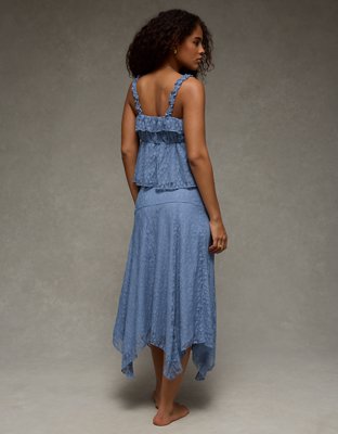 AE Lace Babydoll Cami | blue | XS