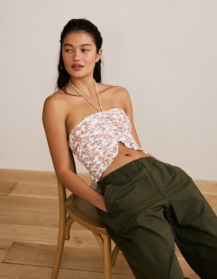 AE Cropped Ruched Cami