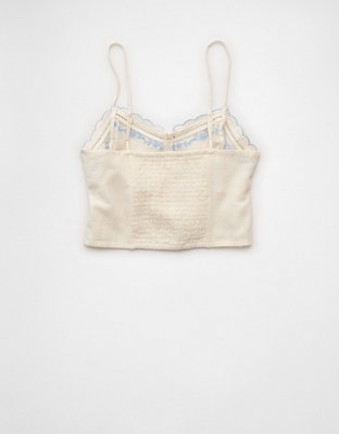 AE Embroidered Scalloped-Hem Cami | American Eagle