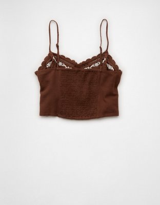 AE Embroidered Scalloped-Hem Cami | American Eagle