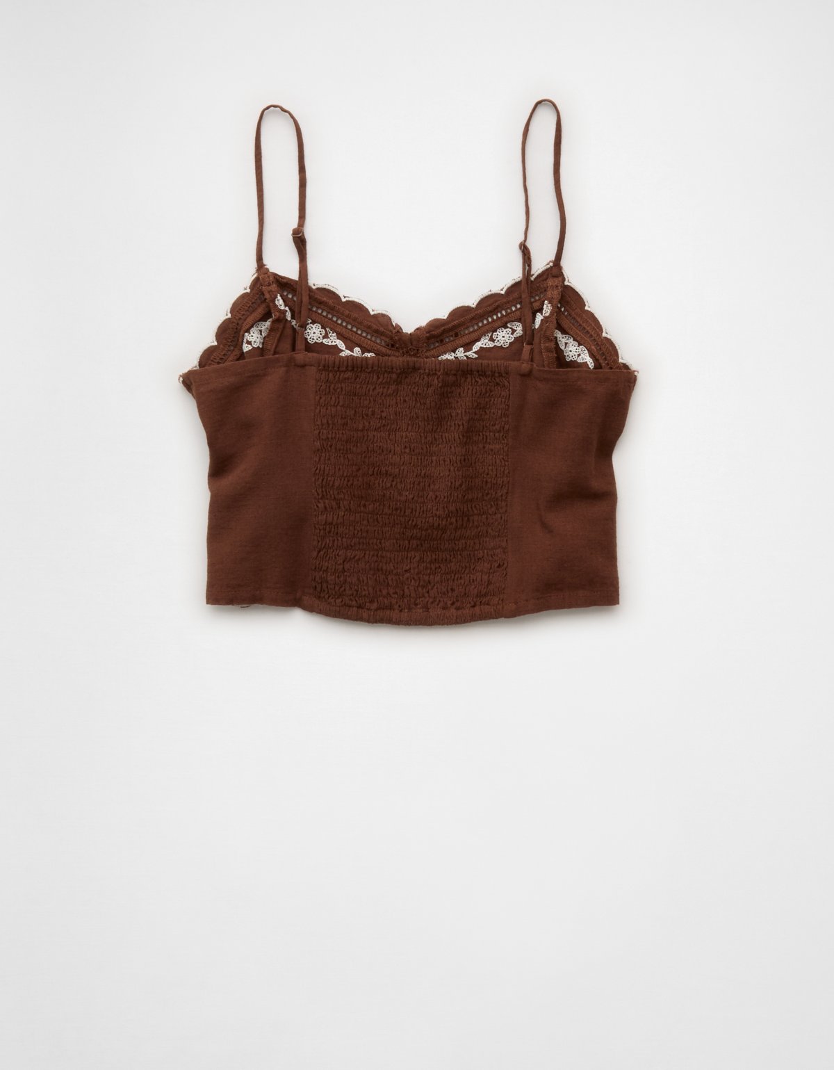 AE Embroidered Scalloped-Hem Cami - image 4