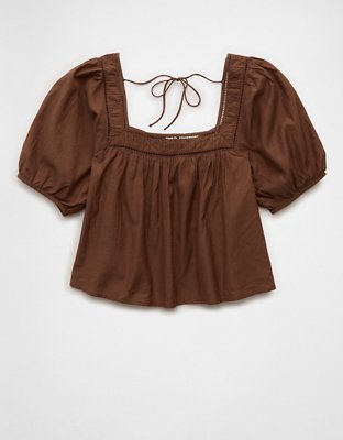 AE Tie-Front Blouse