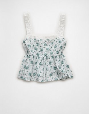 AE Ruched Strap Cami | American Eagle