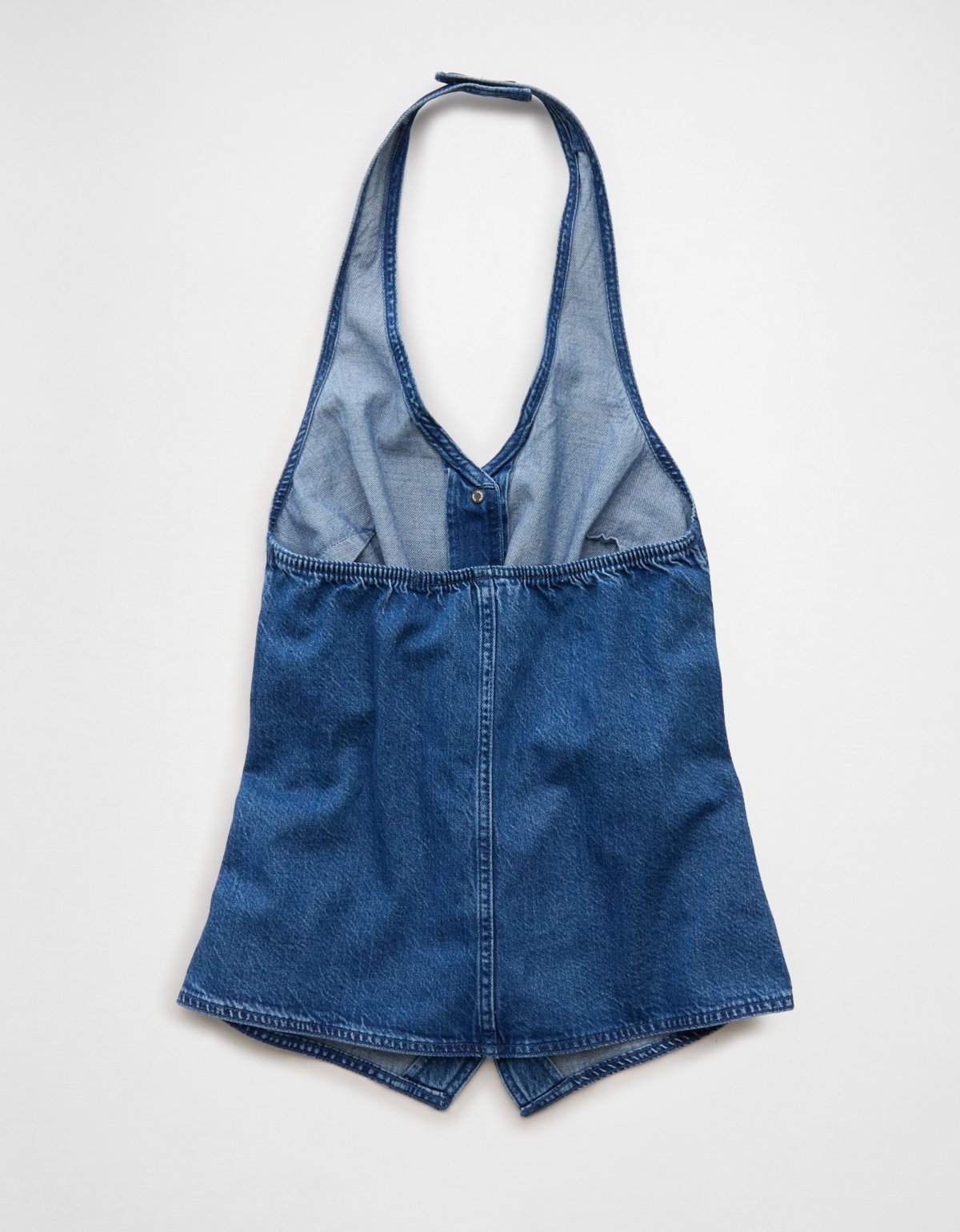 AE Loose Denim Halter Vest - image 4