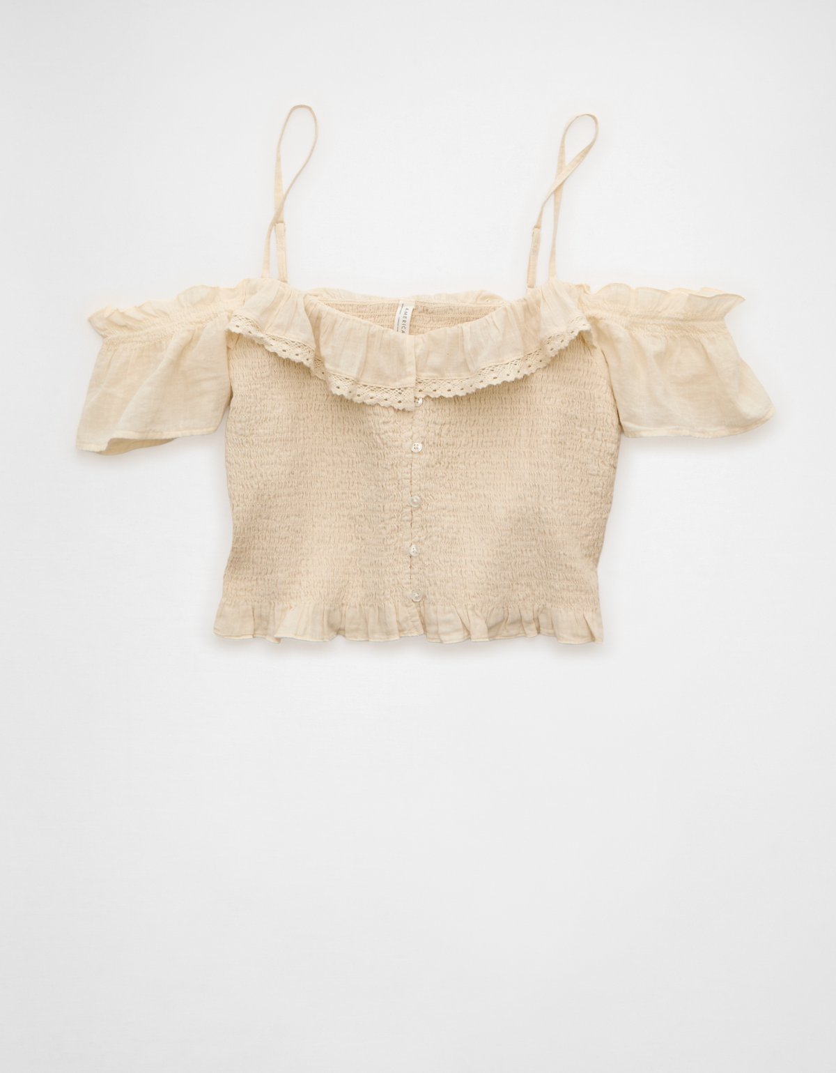 AE Smocked Cold Shoulder Cami - image 3
