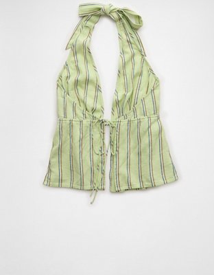 AE Open-Back Halter Top
