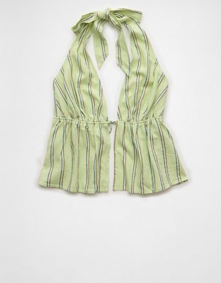 AE Open-Back Halter Top