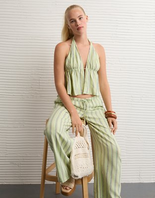 AE Open-Back Halter Top