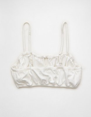 AE Denim Tie-Front Bra Top