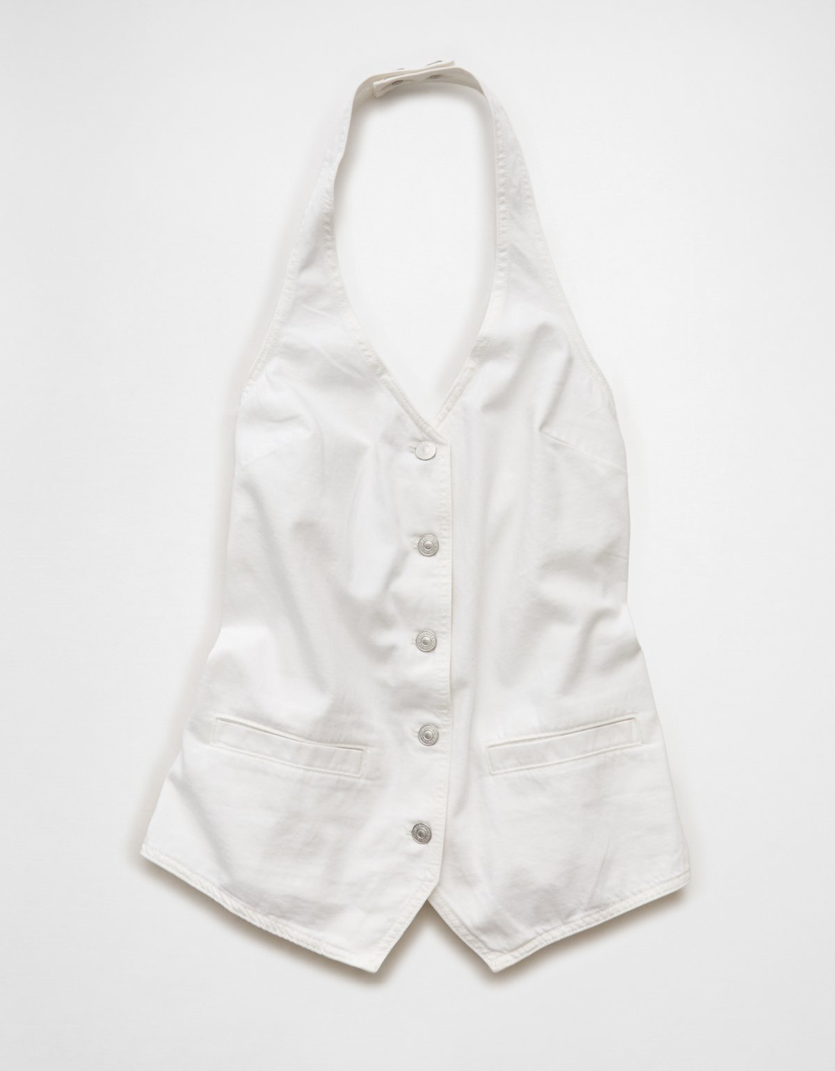 AE Loose Denim Halter Vest - image 3