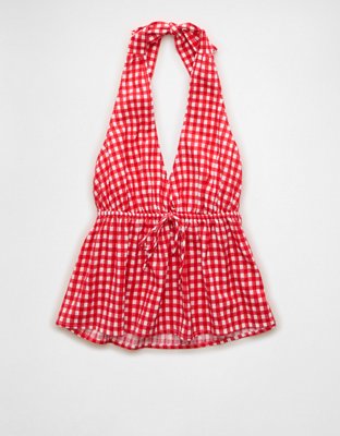 AE Cinch-Waist Halter Top