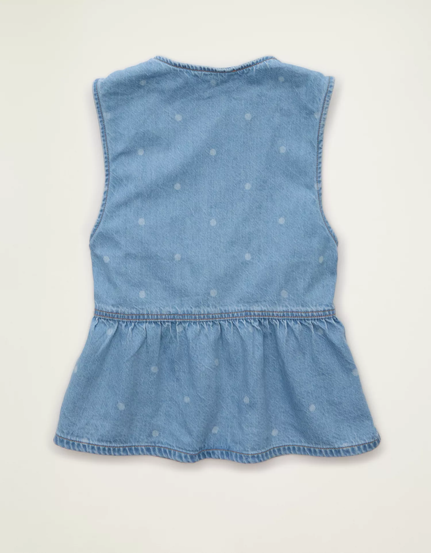 AE Denim Peplum Vest - thumbnail 4