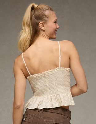 AE Smocked V-Neck Cami