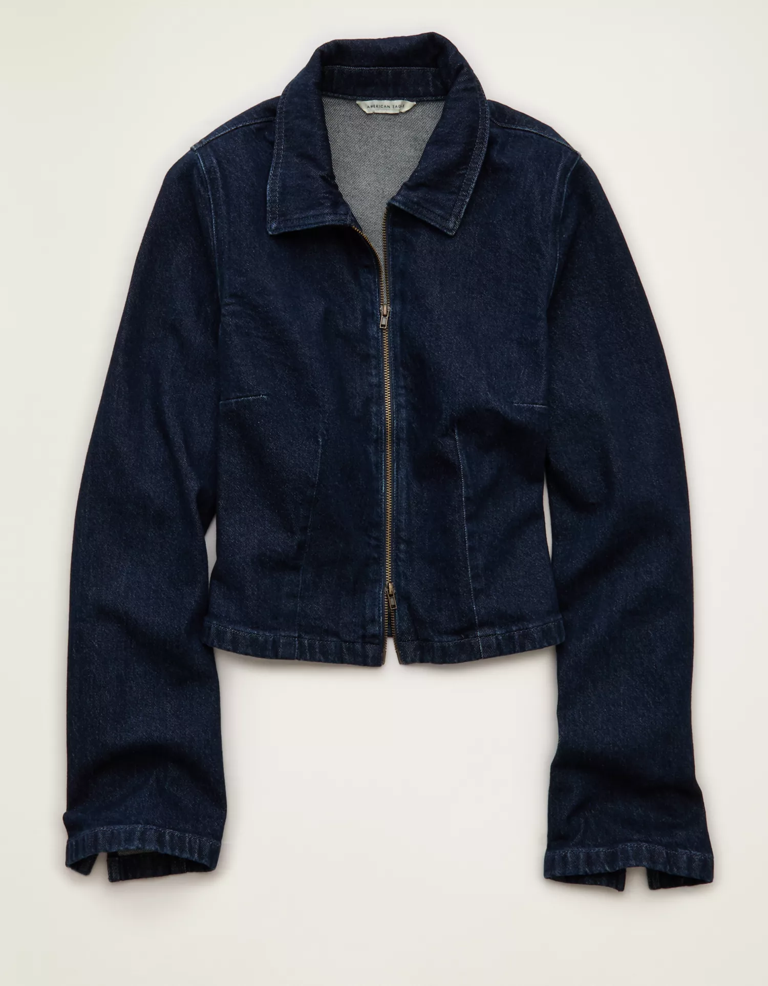 AE Zip-Up Denim Shirt - thumbnail 3