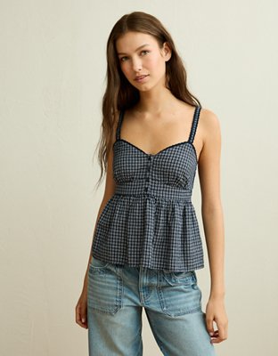 AE V-Neck Button-Up Cami