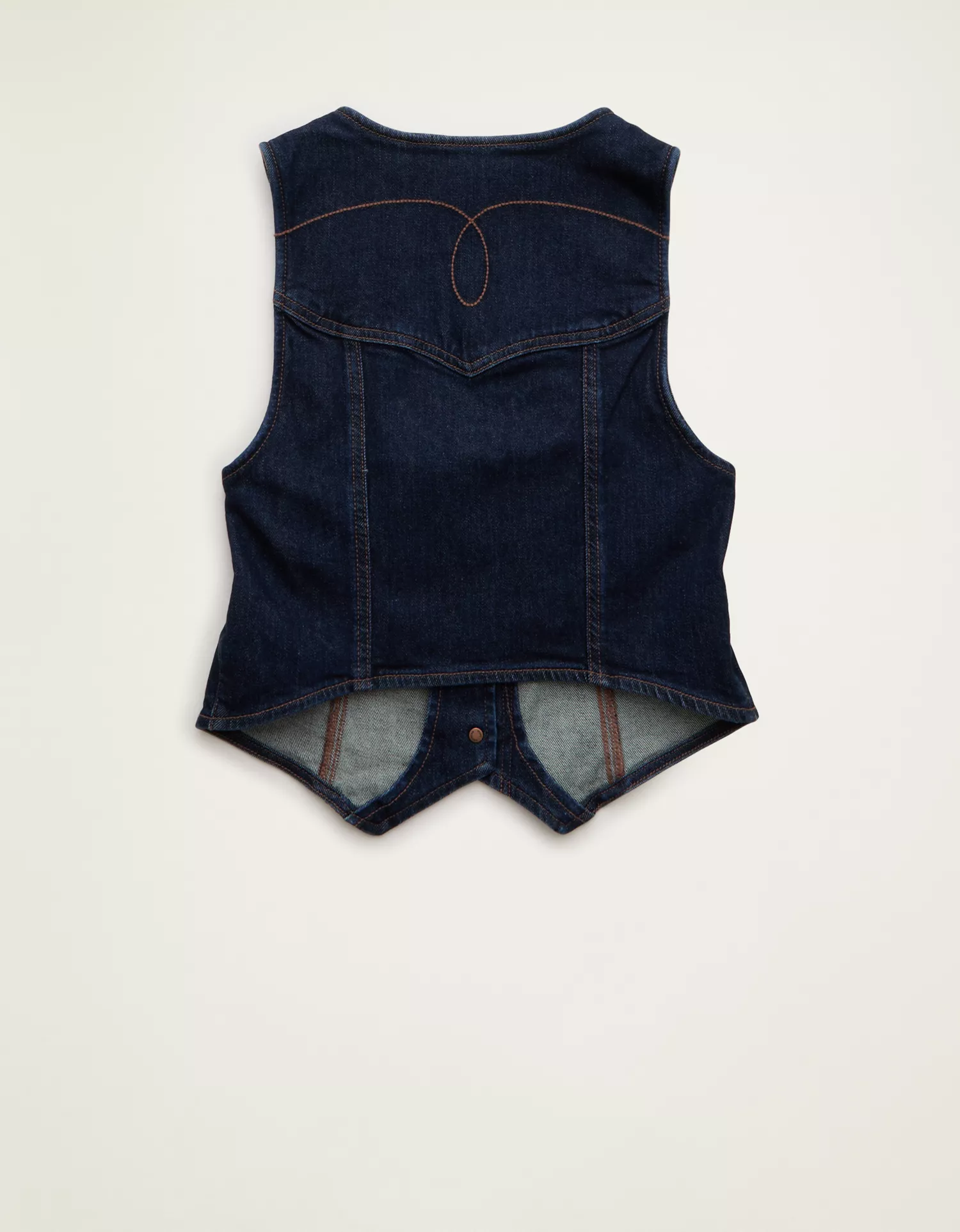 AE Denim Western Vest - thumbnail 10