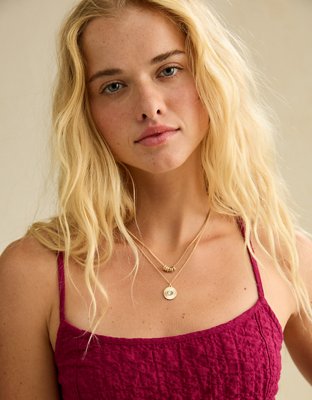 Корсет AE, с топом на бретелях — American Eagle, цвет: Фуксия розовый — фото 6