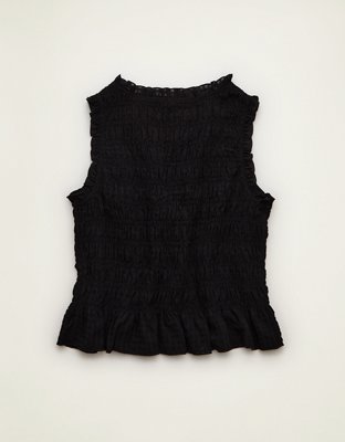 AE Ruched V-Neck Top