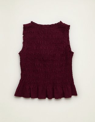 AE Ruched V-Neck Top