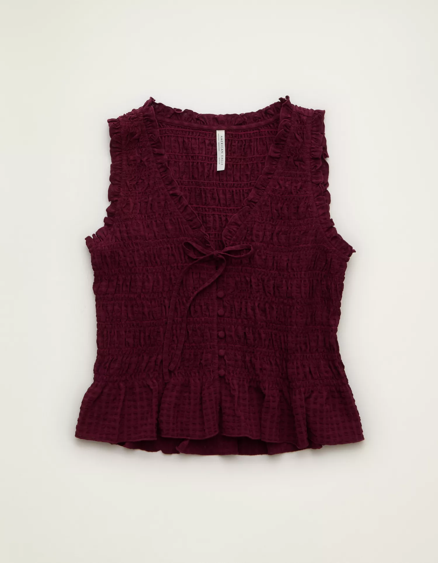 AE Ruched V-Neck Top - thumbnail 9