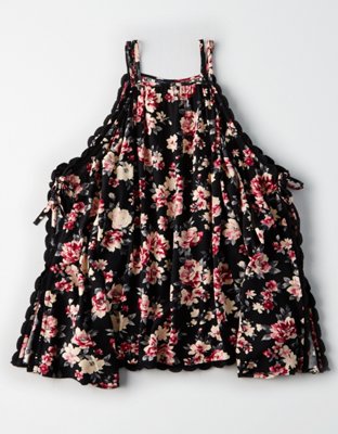 Женские свитеры American Eagle AE Floral Cold Shoulder Pullover — фото 3