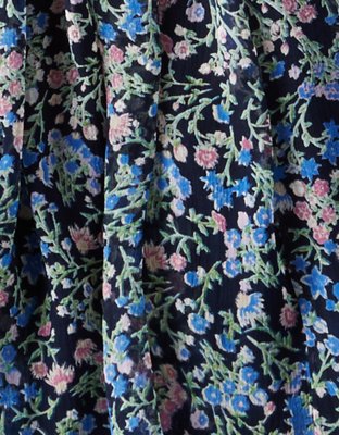 Женские топы American Eagle AE RUFFLE BACK FLORAL PRINTED CAMI — фото 5