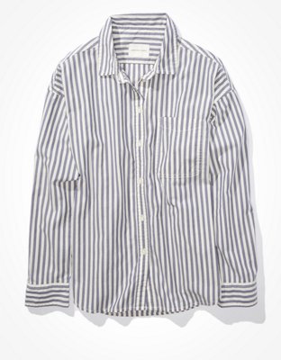 AE Striped Button Up Shirt