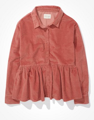 AE Corduroy Button-Up Shirt