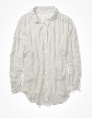 AE Oversized Button Up Shirt