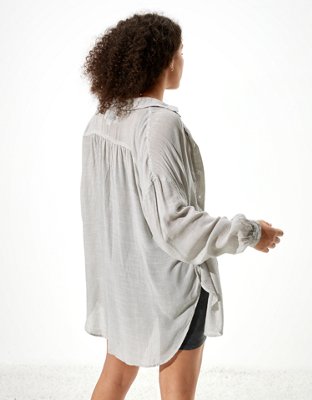 AE Oversized Button Up Shirt