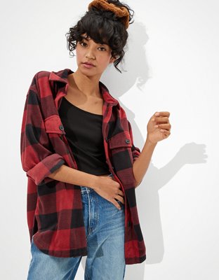 AE Plaid Flannel Shirt