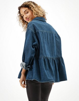 AE Denim Button-Up Shirt