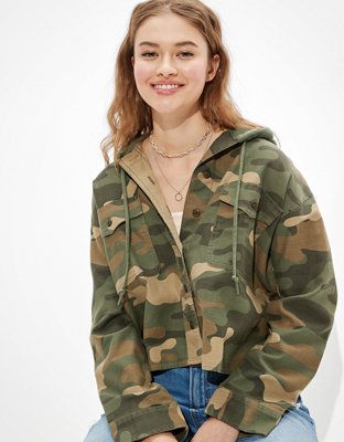 American eagle camo coat sale