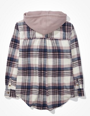 AE Cozy Cabin Oversized Hoodie Flannel