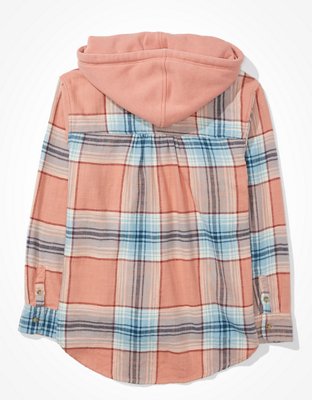 AE Cozy Cabin Oversized Hoodie Flannel