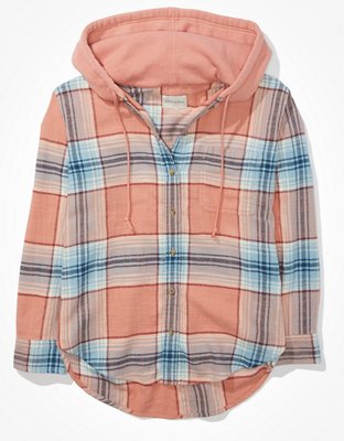 AE Cozy Cabin Oversized Hoodie Flannel