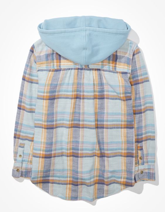 AE Cozy Cabin Oversized Hoodie Flannel