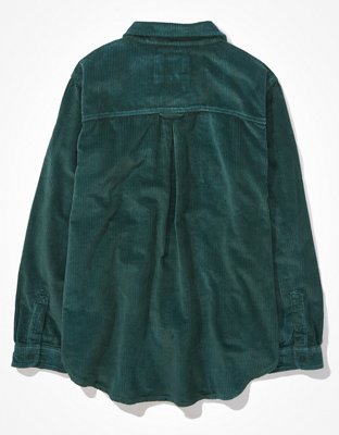 AE Oversized Corduroy Button-Up Shirt