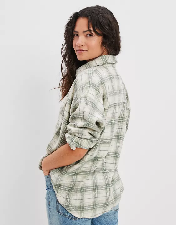 AE Oversized Pullover Flannel