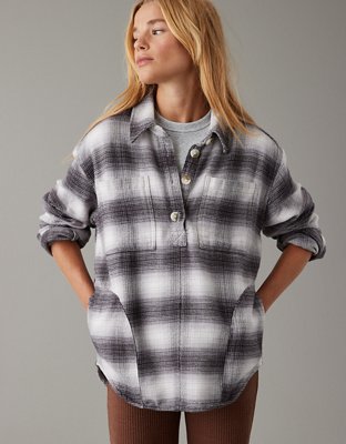AE Plaid Flannel Shirt
