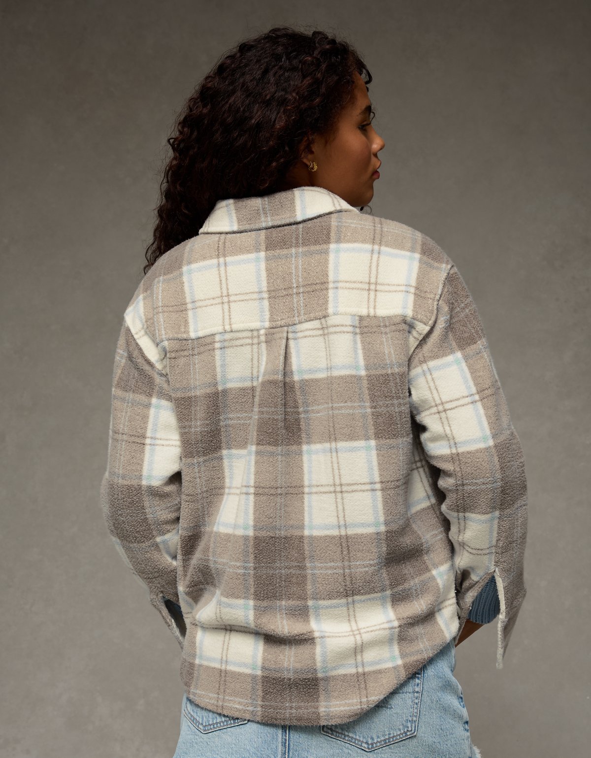 AE Fleece Shacket - image 2