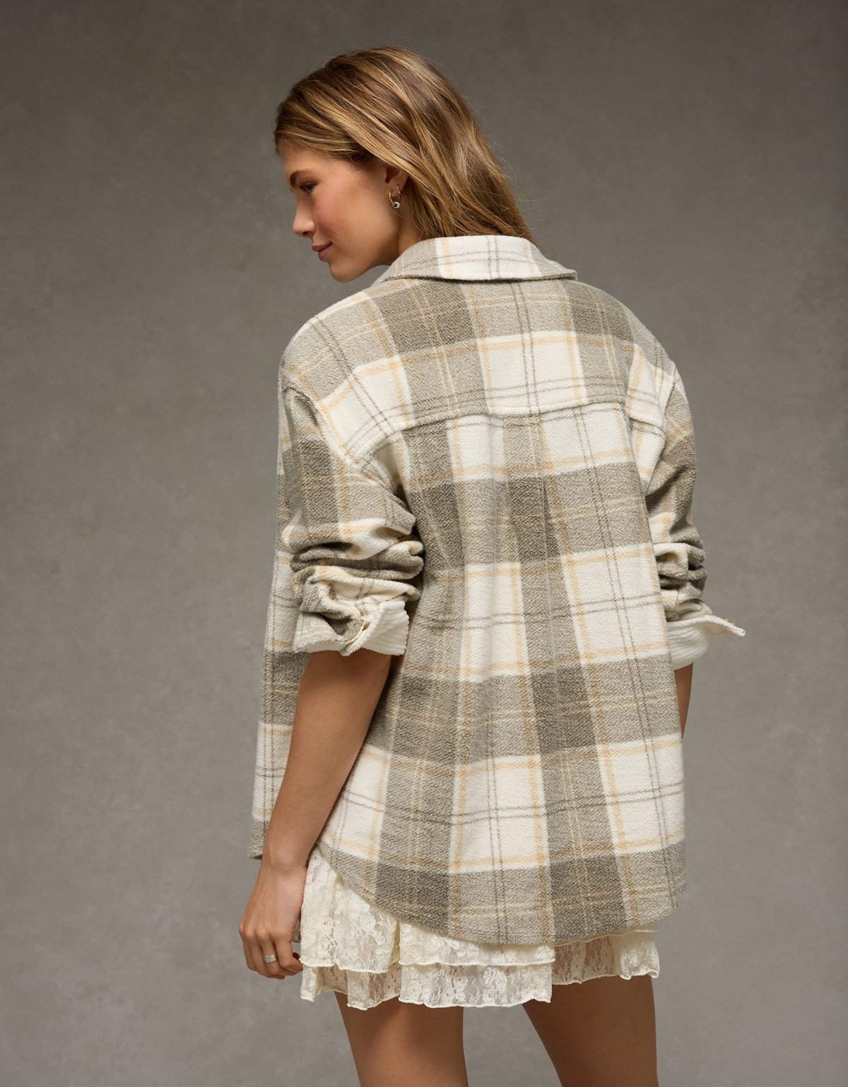 AE Fleece Shacket - image 2