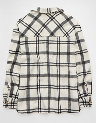 AE Oversized Plaid Shacket